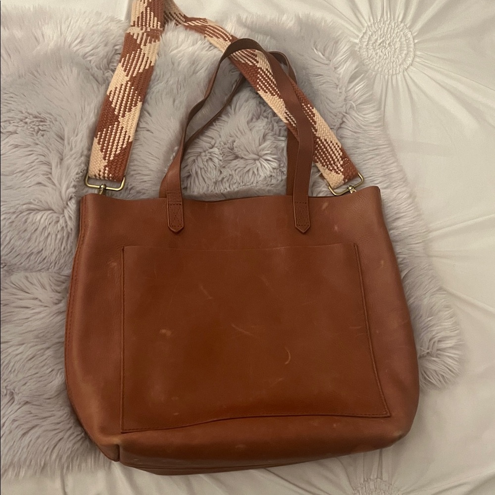 Brown Leather Tote Bag